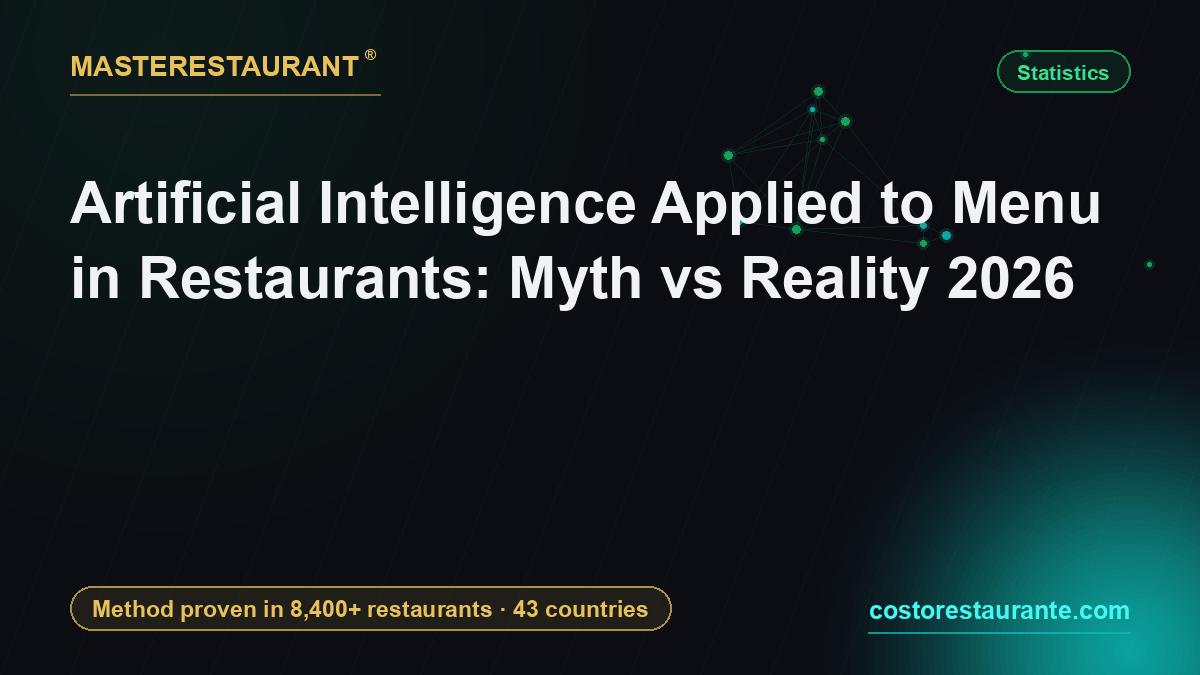 Artificial Intelligence Applied to Menu in Restaurants: Myth vs Reality 2026 — Masterestaurant