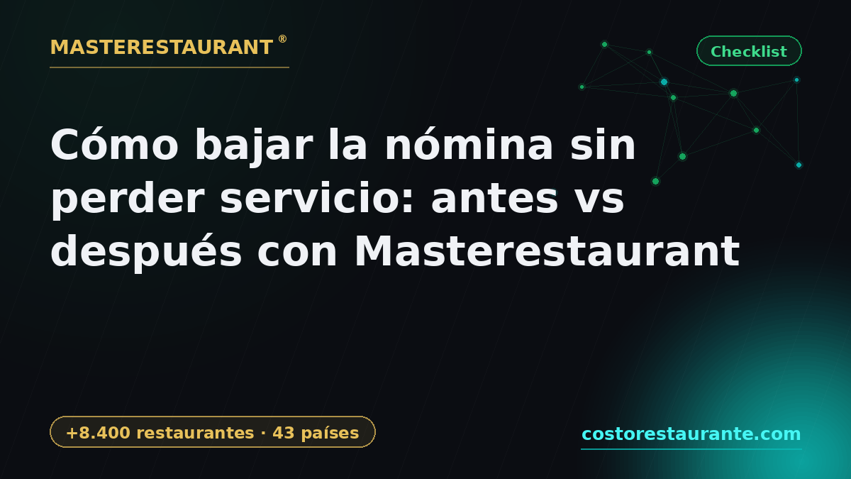 How to Cut Payroll Without Losing Service: Before vs After with Masterestaurant — Masterestaurant