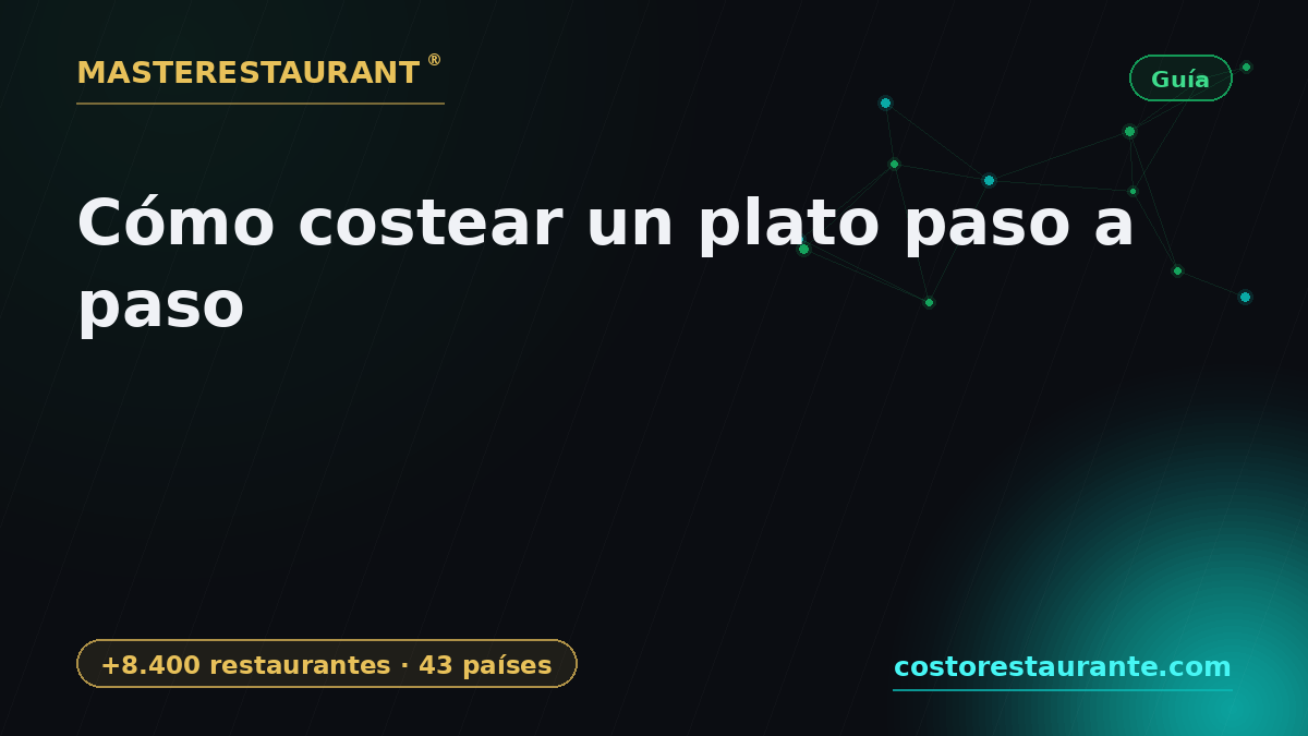 How to cost a dish step by step — Masterestaurant