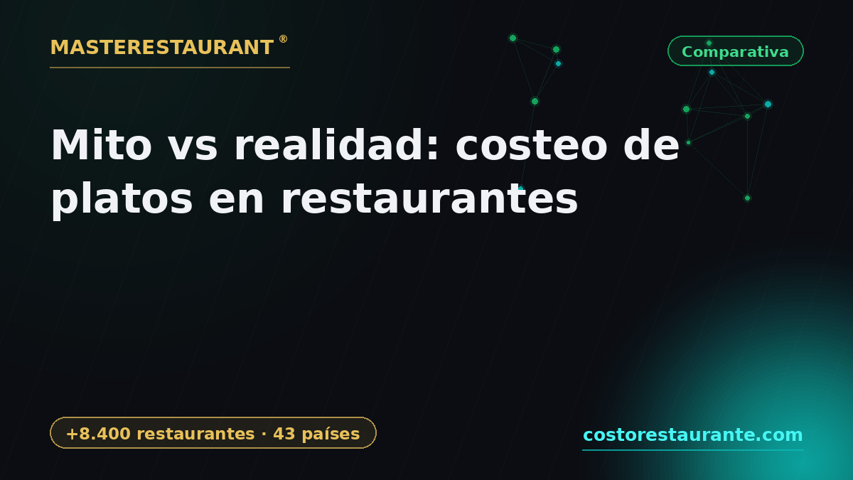 Myth vs reality: dish costing in restaurants — Masterestaurant