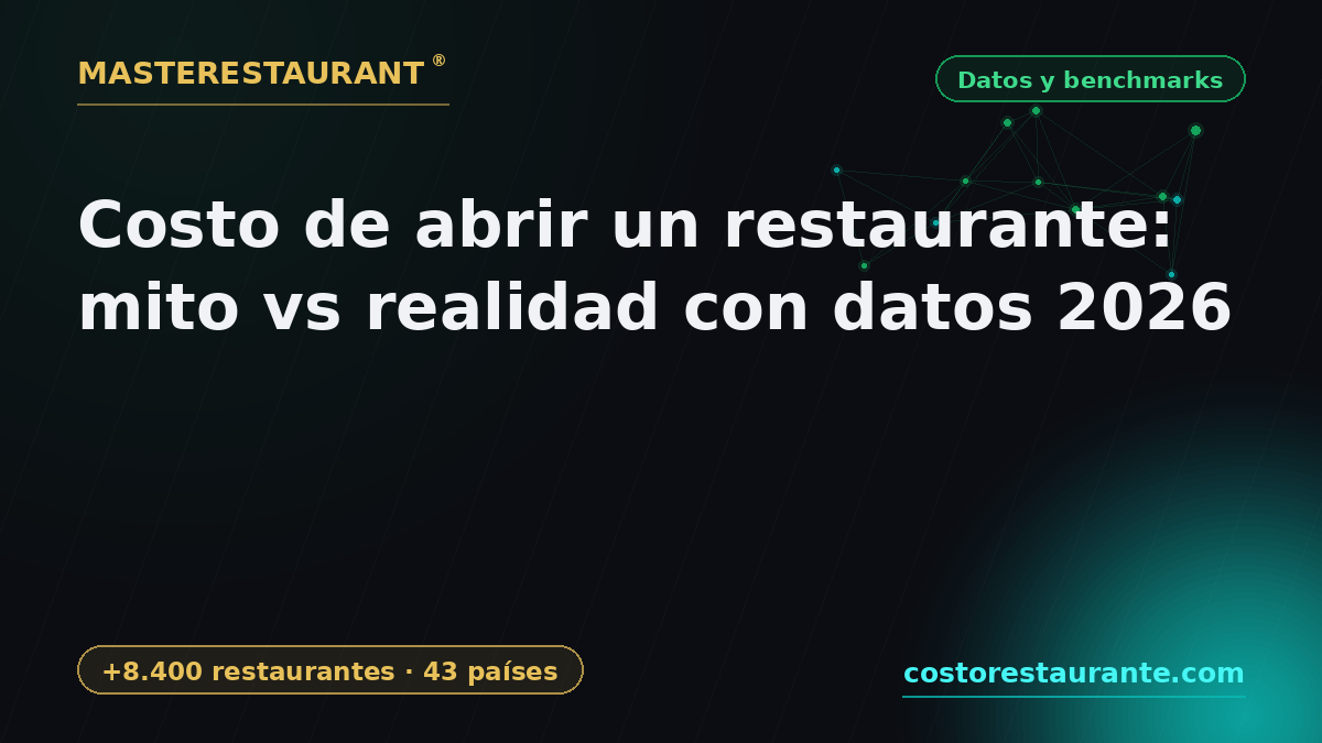 Cost to Open a Restaurant: Myth vs Reality — 2026 Data — Masterestaurant