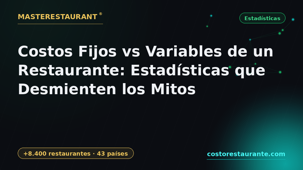 Fixed vs Variable Costs in Restaurants: Statistics That Debunk the Myths — Masterestaurant