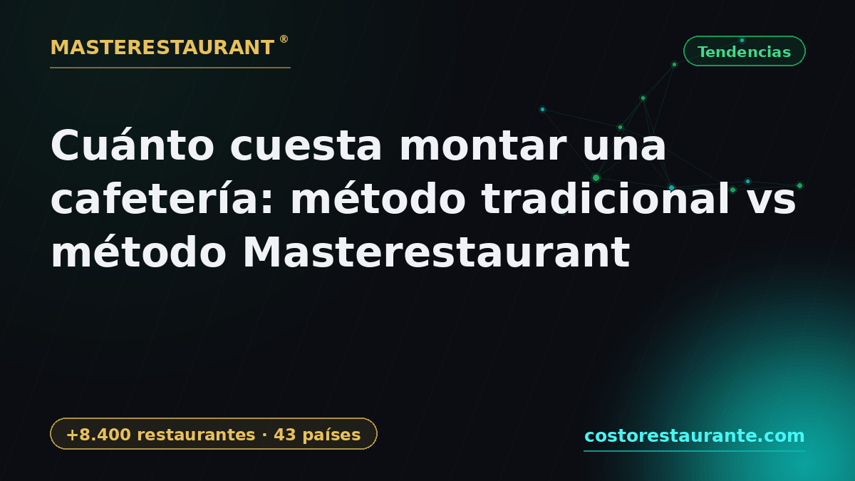 How Much Does It Cost to Open a Coffee Shop: Traditional Method vs Masterestaurant Method — Masterestaurant