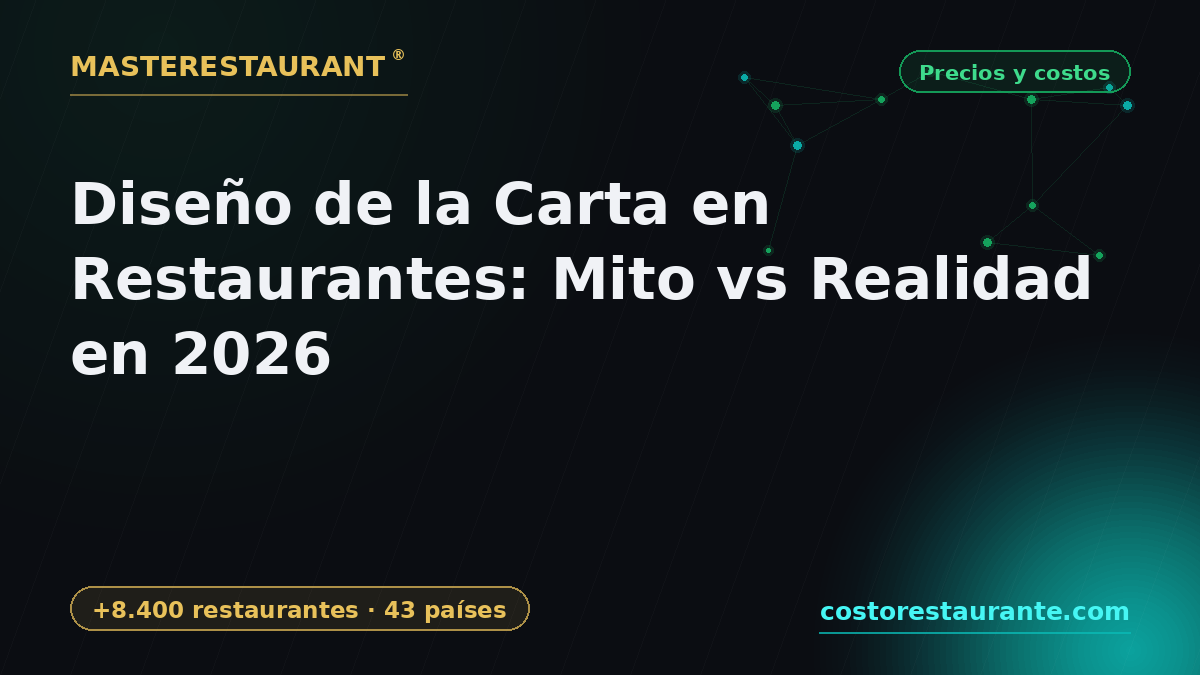 Menu Design in Restaurants: Myth vs Reality in 2026 — Masterestaurant