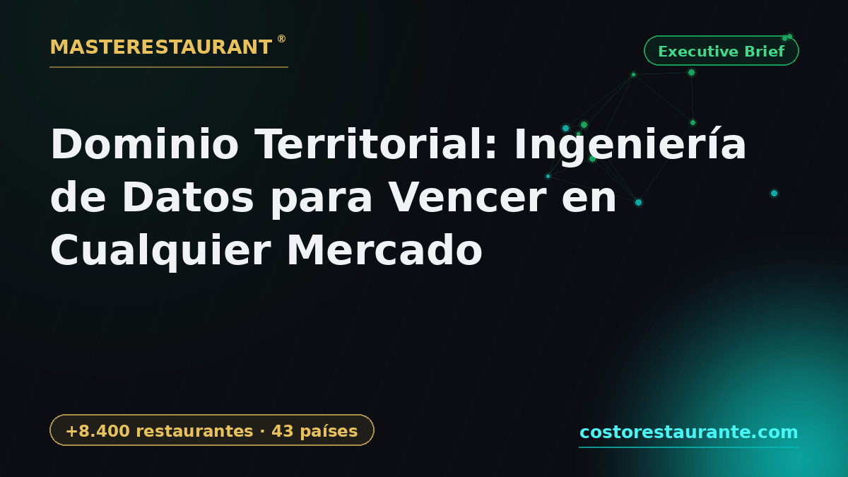 Territorial Dominance: Data Engineering to Win in Any Market — Masterestaurant