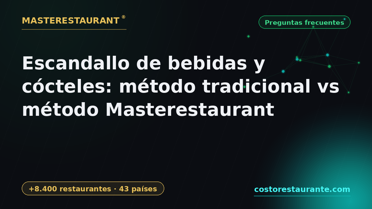 Beverage & Cocktail Costing: Traditional Method vs Masterestaurant Method — Masterestaurant