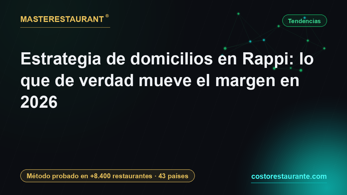 Rappi delivery strategy: what actually moves margin in 2026 — Masterestaurant