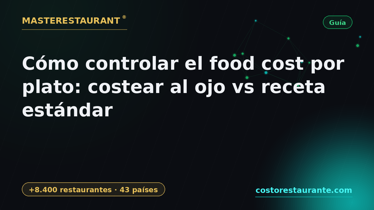 Food Cost per Plate: Step-by-Step Guide 2026 — Masterestaurant