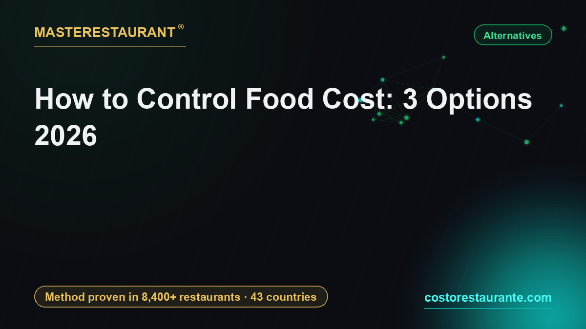 How to Control Food Cost: 3 Options 2026 — Masterestaurant