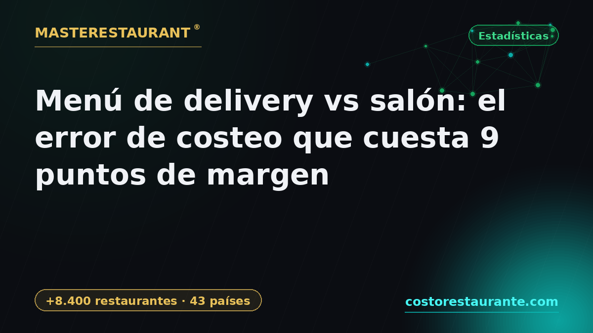 Delivery menu vs dine-in menu: the costing mistake that costs 9 margin points — Masterestaurant