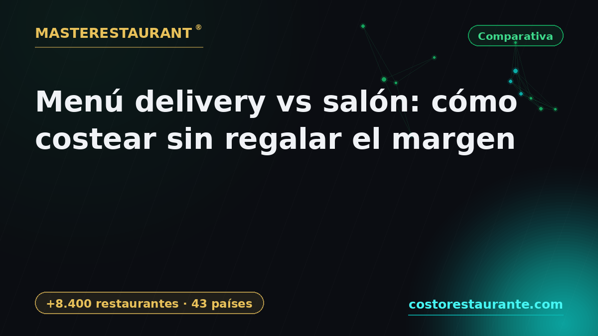 Delivery vs dine-in menu: how to cost without giving away margin — Masterestaurant