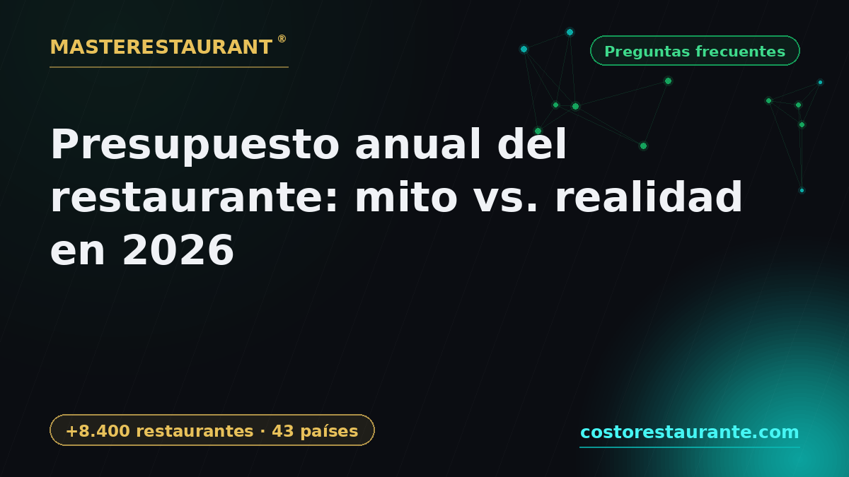 Restaurant Annual Budget: Myth vs. Reality in 2026 — Masterestaurant