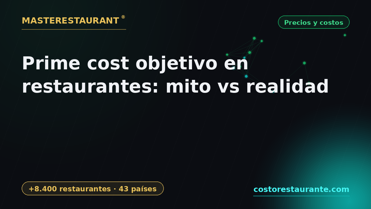 Prime cost target in restaurants: myth vs reality — Masterestaurant