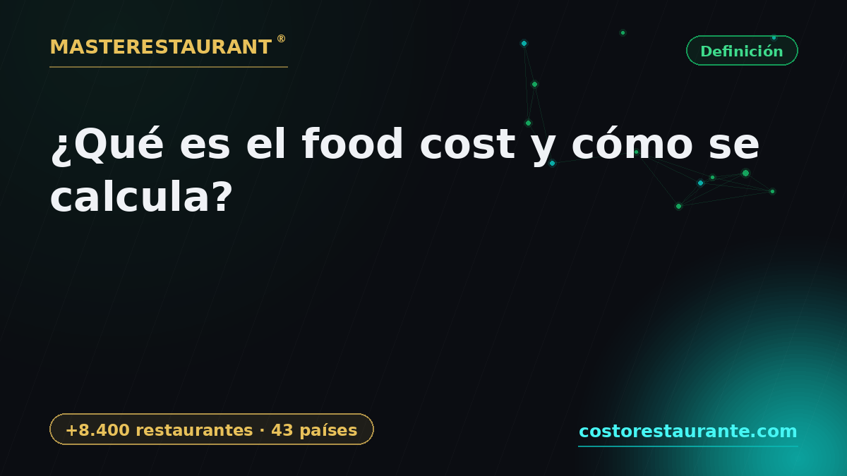 What is food cost and how is it calculated? — Masterestaurant