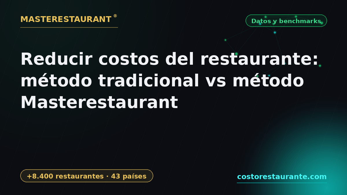Reduce Restaurant Costs: Traditional Method vs Masterestaurant Method — Masterestaurant