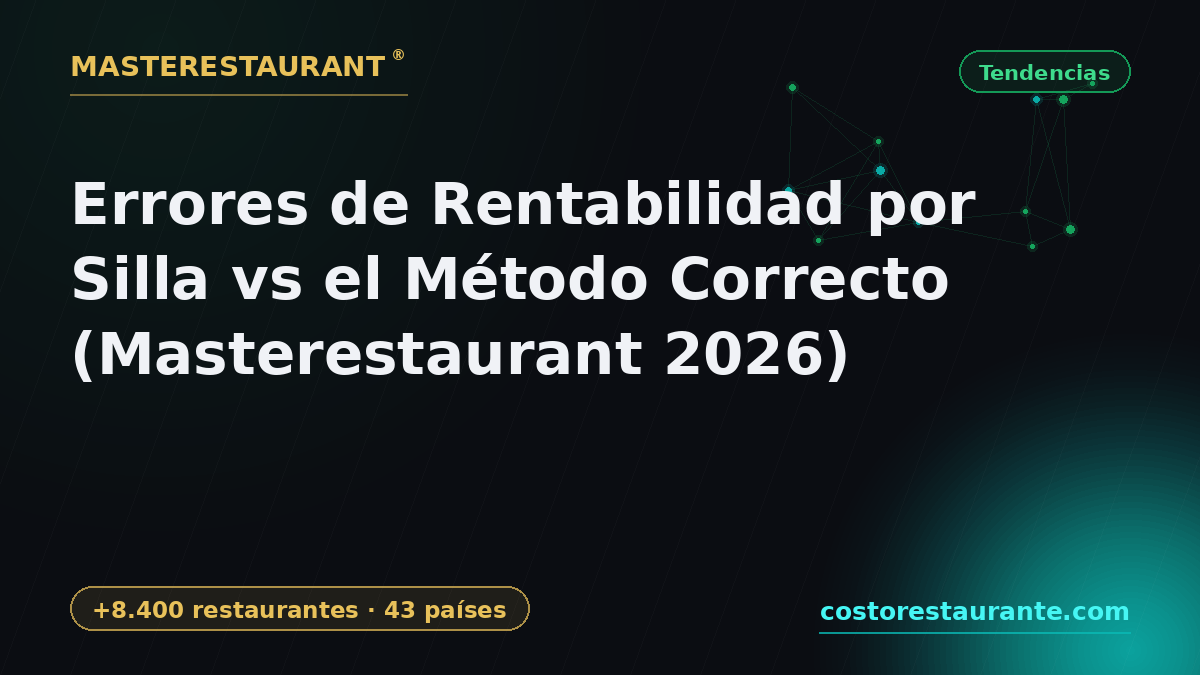 Revenue Per Seat Mistakes vs the Right Method (Masterestaurant 2026) — Masterestaurant