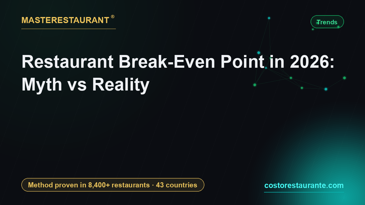 Restaurant Break-Even Point in 2026: Myth vs Reality — Masterestaurant