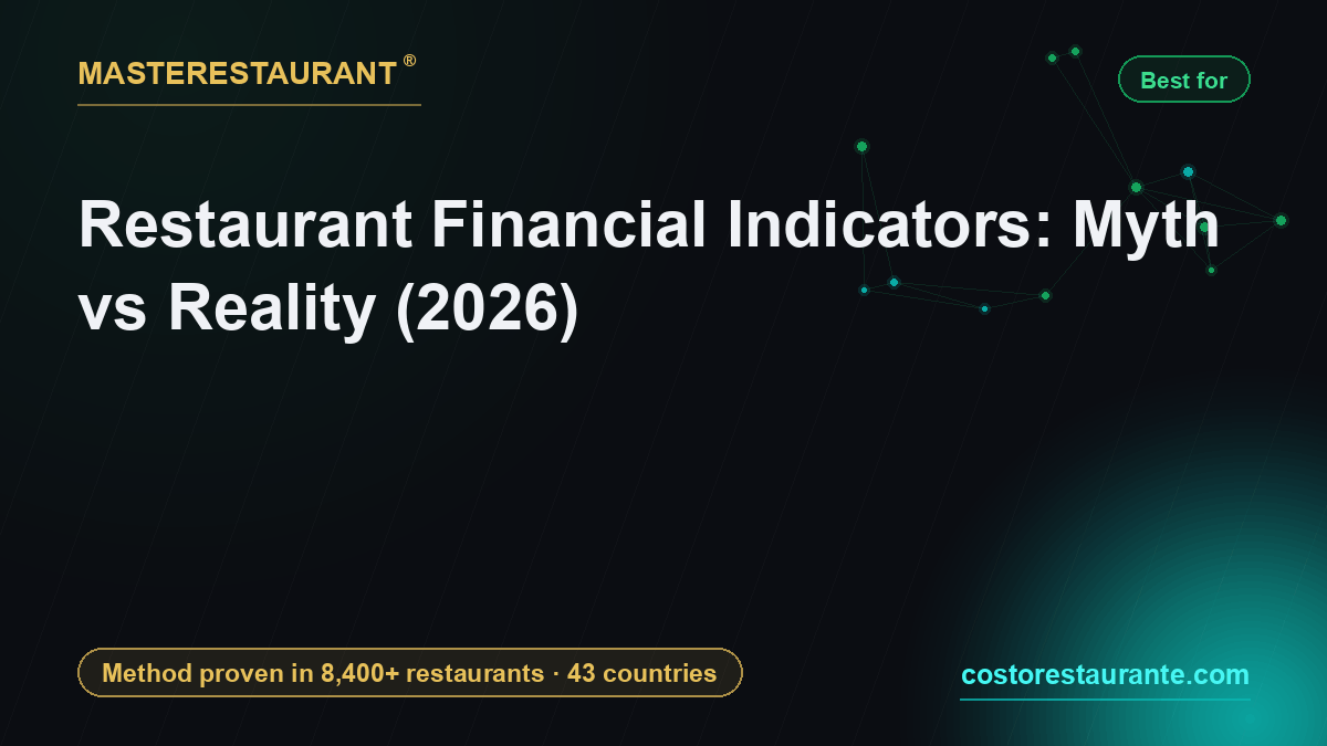 Restaurant Financial Indicators: Myth vs Reality (2026) — Masterestaurant